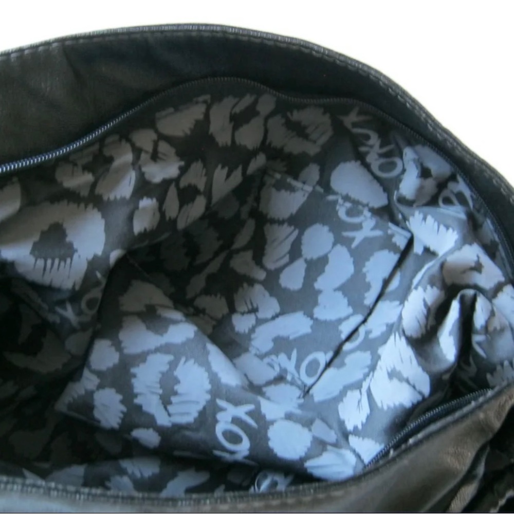 XOXO # XH50169 Intrigue Satchel Women Handbag Black - like New - Picture 6 of 7